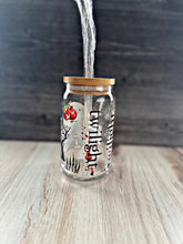 Load image into Gallery viewer, Twilight Glass Tumbler | Vampire Aesthetic Cup | Bookish Coffee Cup