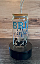 Load image into Gallery viewer, π Briar Hockey Tumbler | Off Campus Inspired Glass Cup | Hockey Romance Bookish Tumbler | College Hockey Aesthetic | Sports Romance Gift