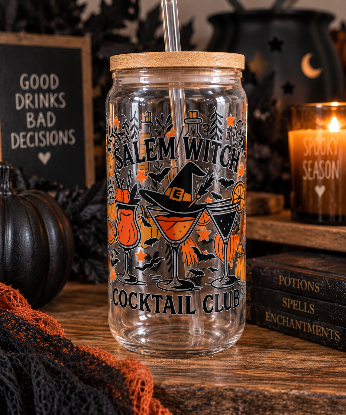 Salem Witch Cocktail Club Tumbler