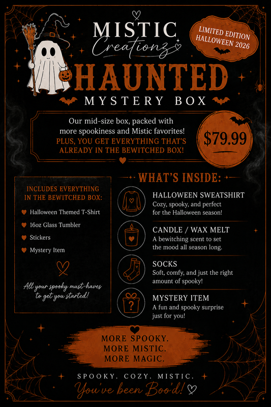 Haunted Halloween Mystery Box PRESALE | T-Shirt, Sweatshirt, Tumbler & More
