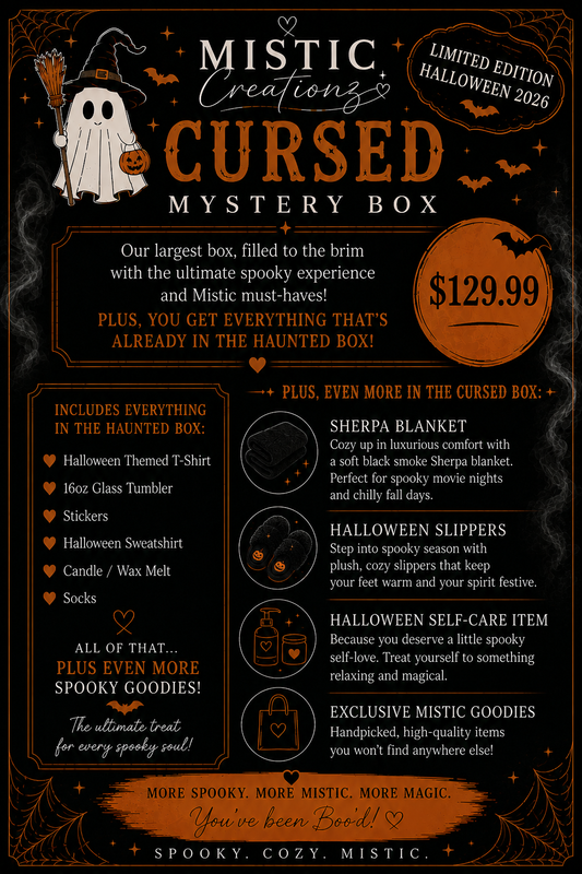 Cursed Halloween Mystery Box PRESALE | Ultimate Spooky Box with Blanket & Slippers