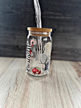 Load image into Gallery viewer, Twilight Glass Tumbler | Vampire Aesthetic Cup | Bookish Coffee Cup
