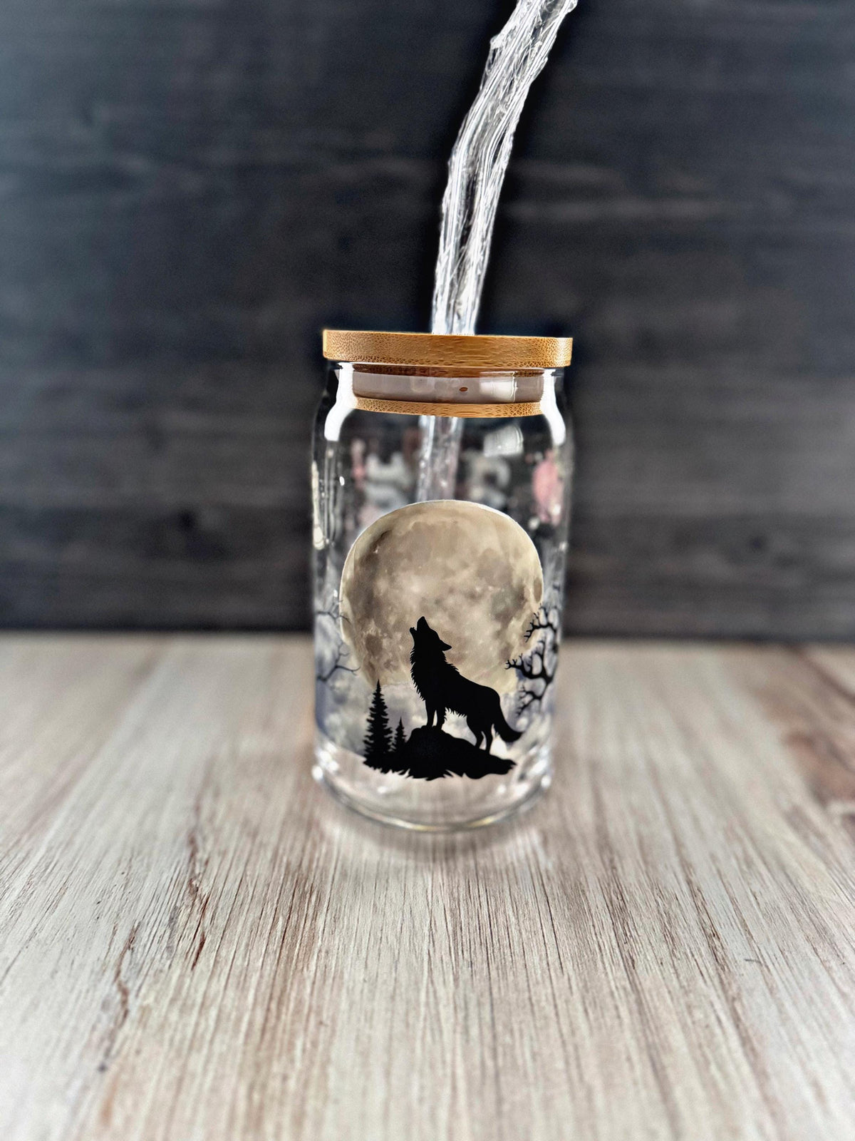 Twilight Glass Tumbler | Vampire Aesthetic Cup | Bookish Coffee Cup