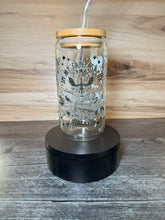 Load image into Gallery viewer, In My Fantasy Era Glass Can Tumbler | Fantasy Book Lover Coffee Cup with Bamboo Lid
