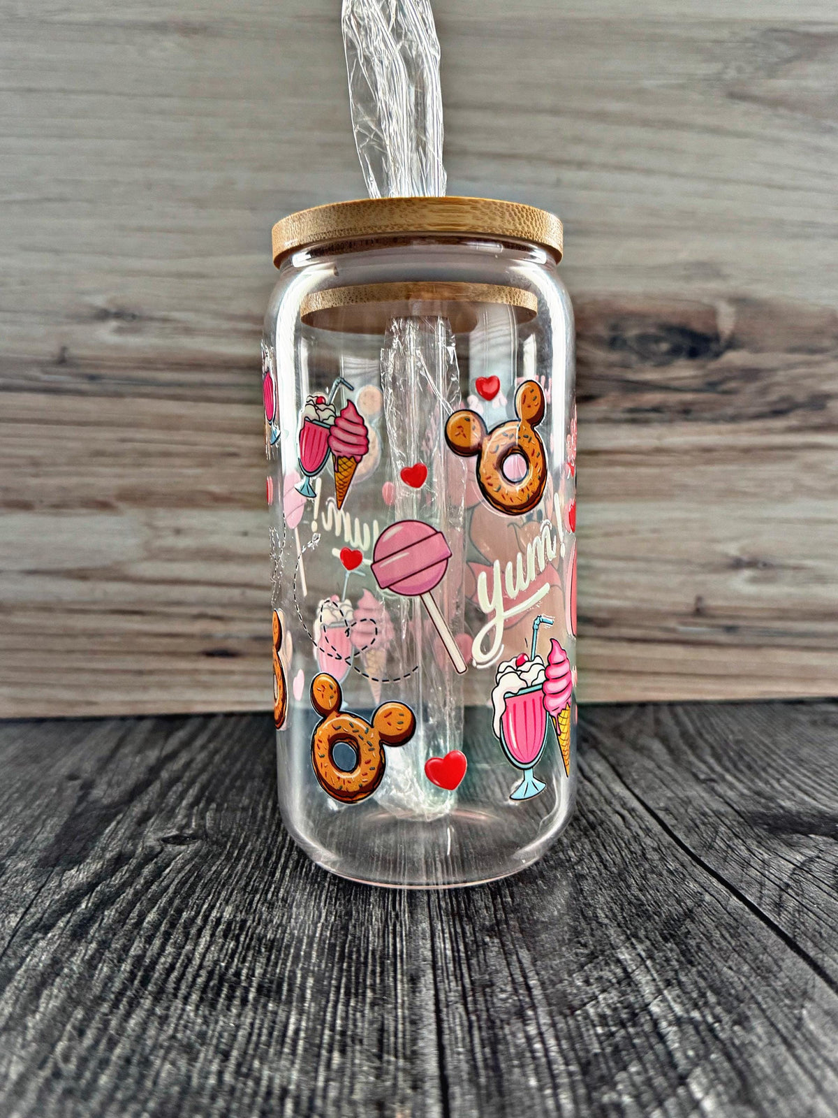 Gus Gus “Lookin’ Like a Snack” Glass Tumbler | Cute Disney Cup | Iced Coffee Tumbler